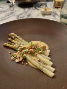 asparagus on a plate